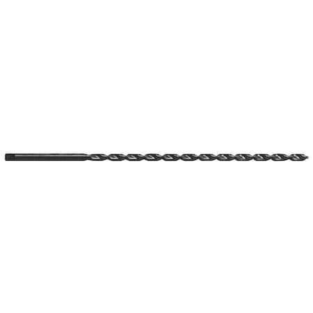 Nachi Extra Length Parabolic Cobalt Drill W/ Black Oxide - 1/4in 1010196